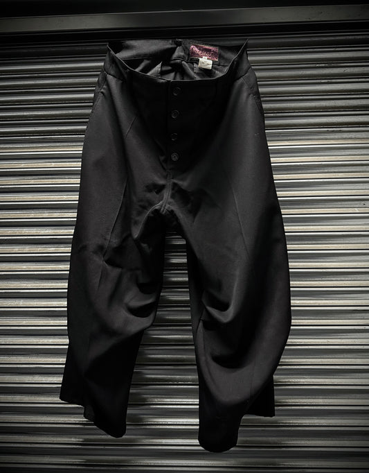 Chistopher Nemeth 'NO.102D' 3D Pleated Knee Wool Crop Pants