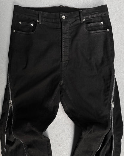 Rick Owens DRKSHDW SS22 “FOGACHINE” Bolan Banana Cut Flare Denim
