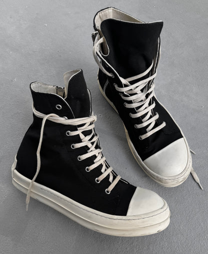 Rick Owens DRKSHDW AW22 “STROBE” Nylon Ramones Sneakers
