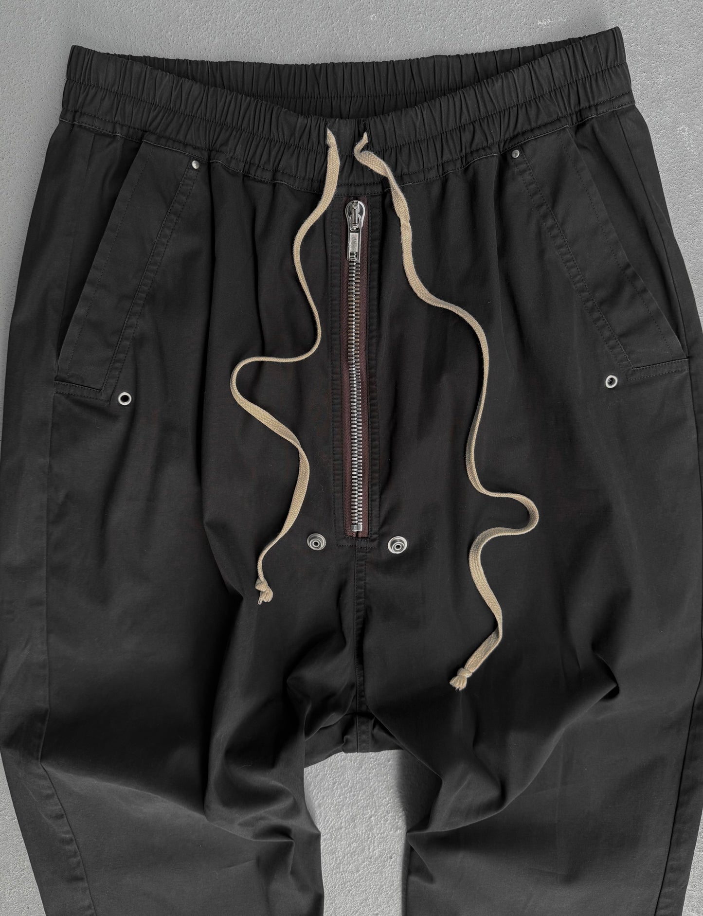 Rick Owens AW20 "PERFORMA" Drop-crotch 'Bela' Crop Pants