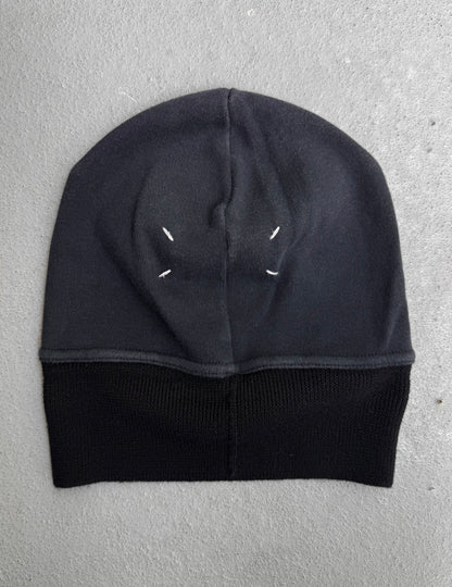 Maison Martin Margiela AW06 Navy Four-stitch Motif Beanie