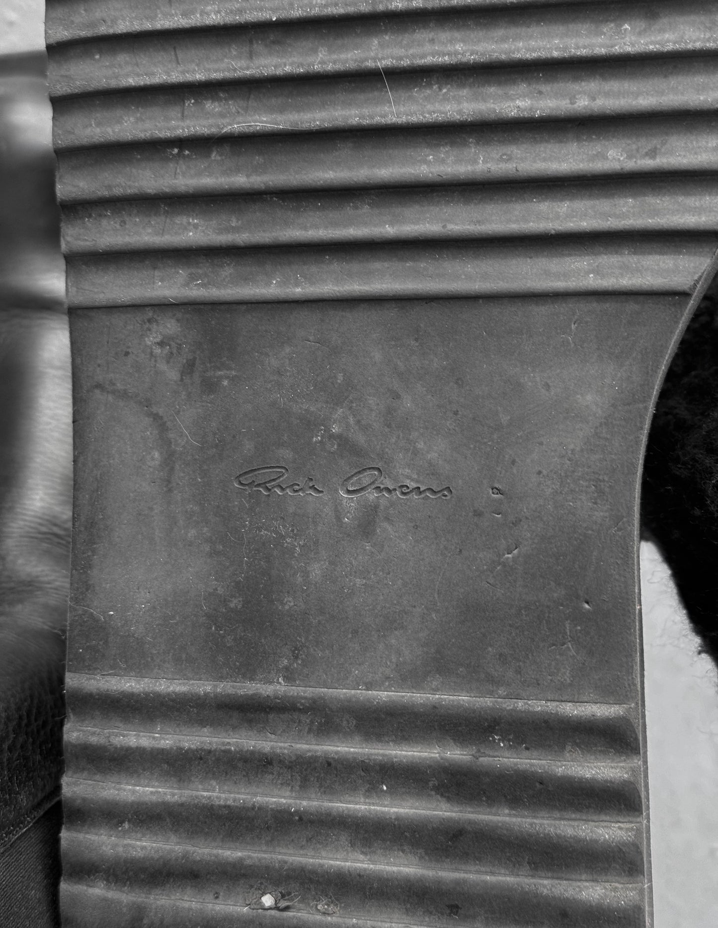 Rick Owens SS22 "FOGACHINE" Beatle Tubro Cyclops Chelsea Leather Boots