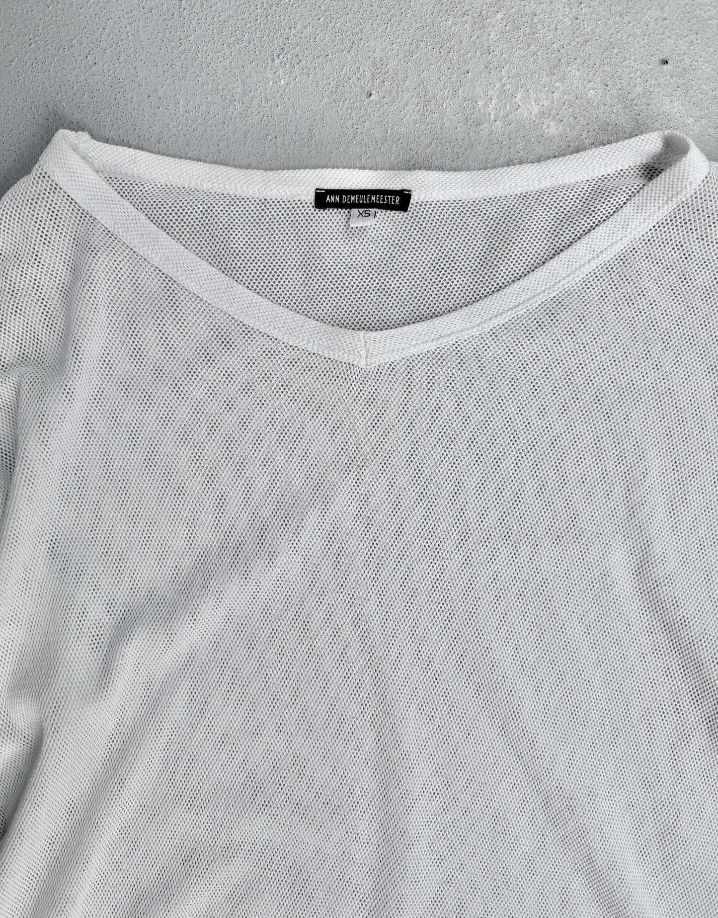Ann Demeulemeester Early 00s Mesh T-Shirt