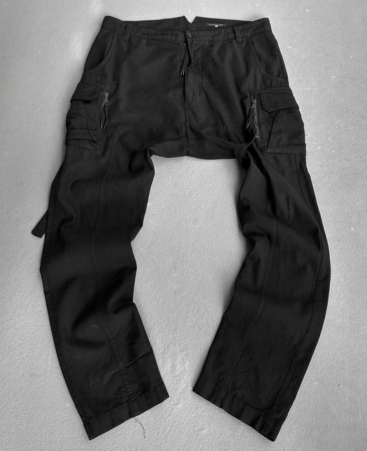 Alexandre Plokhov AW14 Drop-crotch Bondage Cargo Pants