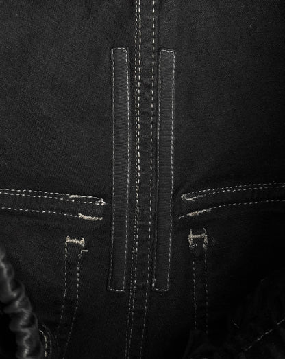 Rick Owens DRKSHDW AW24 “PORTERVILLE” Heavy-waxed Jumbo Leg ‘Bela’ Cargo Pants