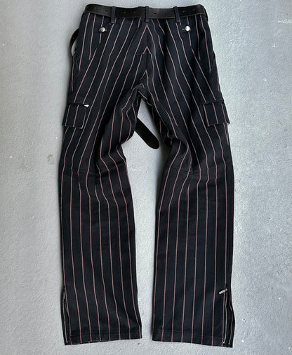 Number (N)ine Late 90s Stripe Bootcut Cargo Pants