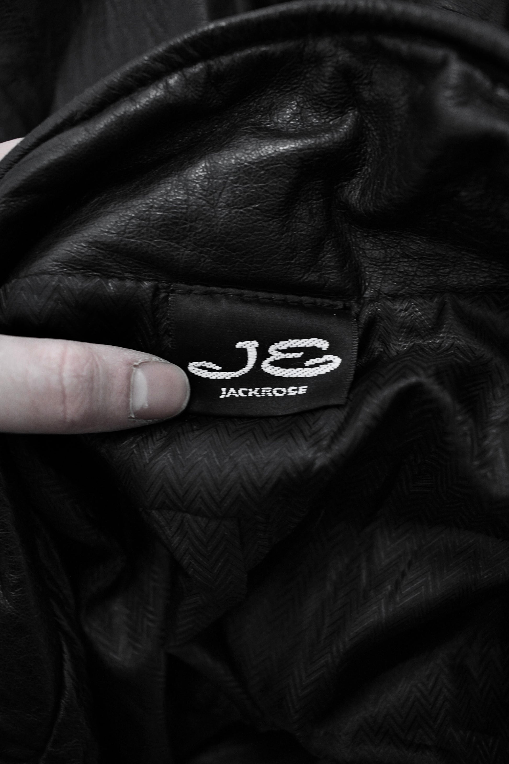 Jackrose Early 00s Pigskin Leather Rider Jacket detail | DRIEW GARMENTS