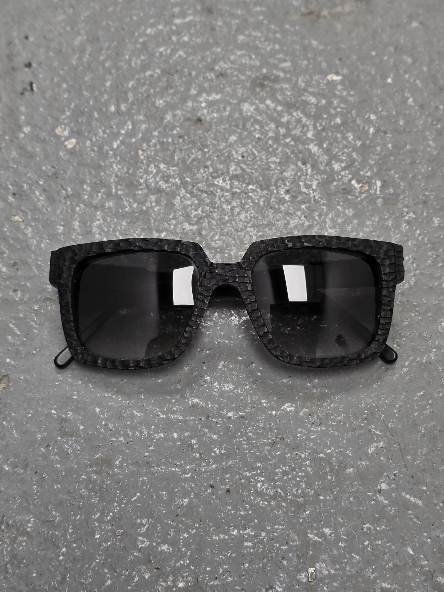 KUBORAUM Maske K3 Black Acetate Gradient Grey Sunglasses