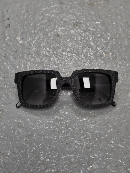 KUBORAUM Maske K3 Black Acetate Gradient Grey Sunglasses