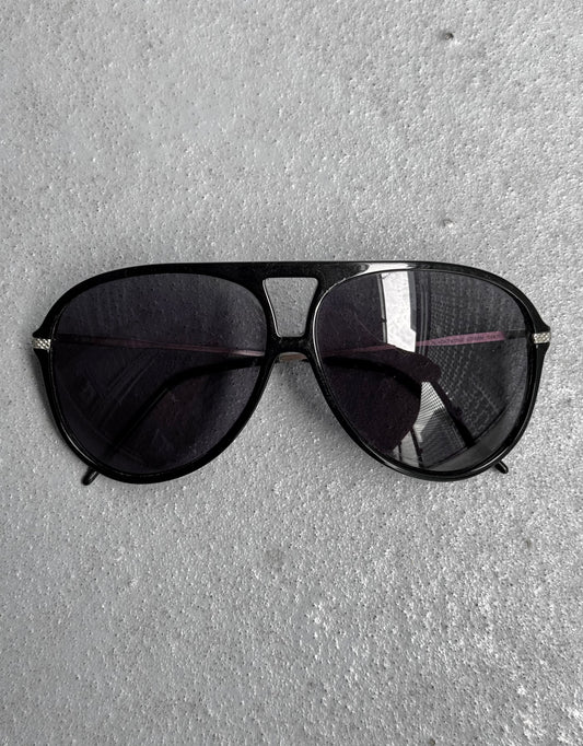 DIOR HOMME by Hedi Slimane Early 00s Purple Tinted ‘BlackTie-129S’ Aviator Sunglasses