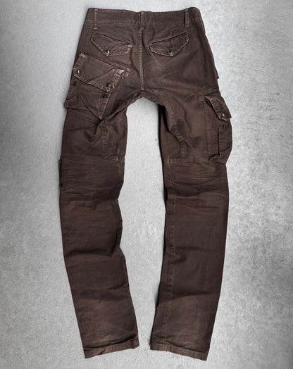 Julius_7 AW08 “Insanity in Industrial Inc. #2;” Cotton Gabardine Gasmask Cargo Pants