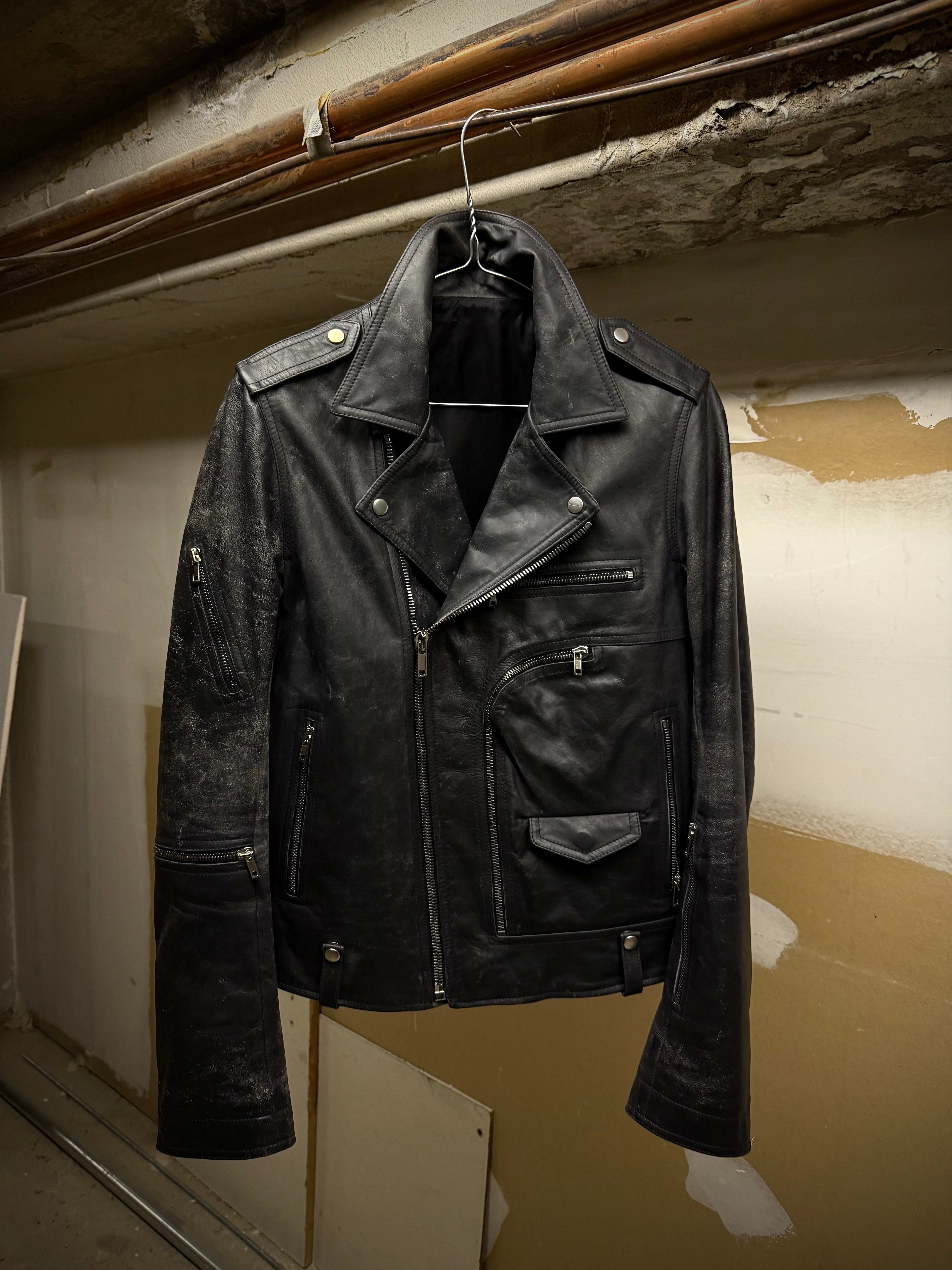 Rick Owens SS25 Bauhaus Stooges Leather Jacket | Toronto – DRIEW
