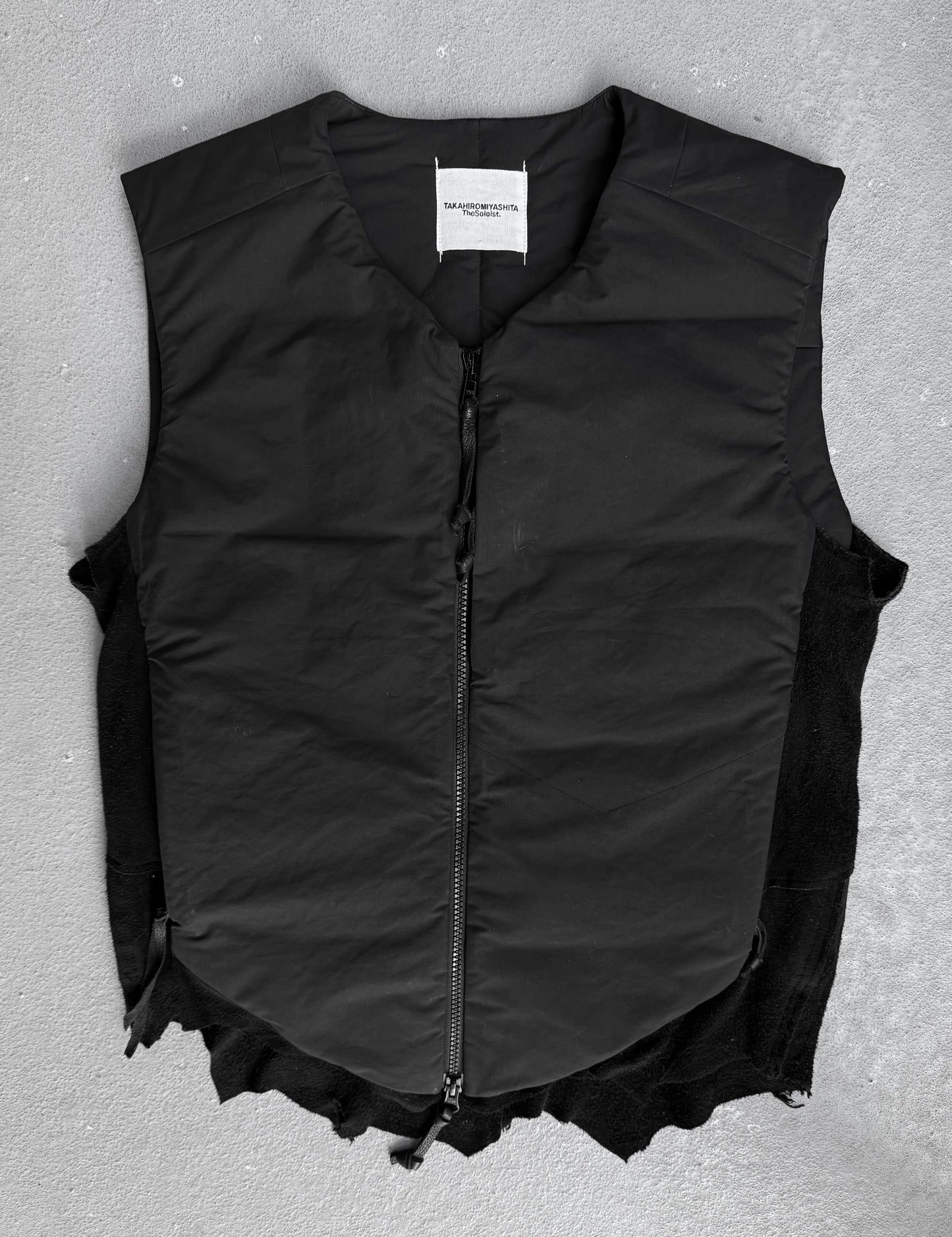 TakahiroMiyashita TheSoloist. AW15 Rough-out Deer Suede Padded Vest