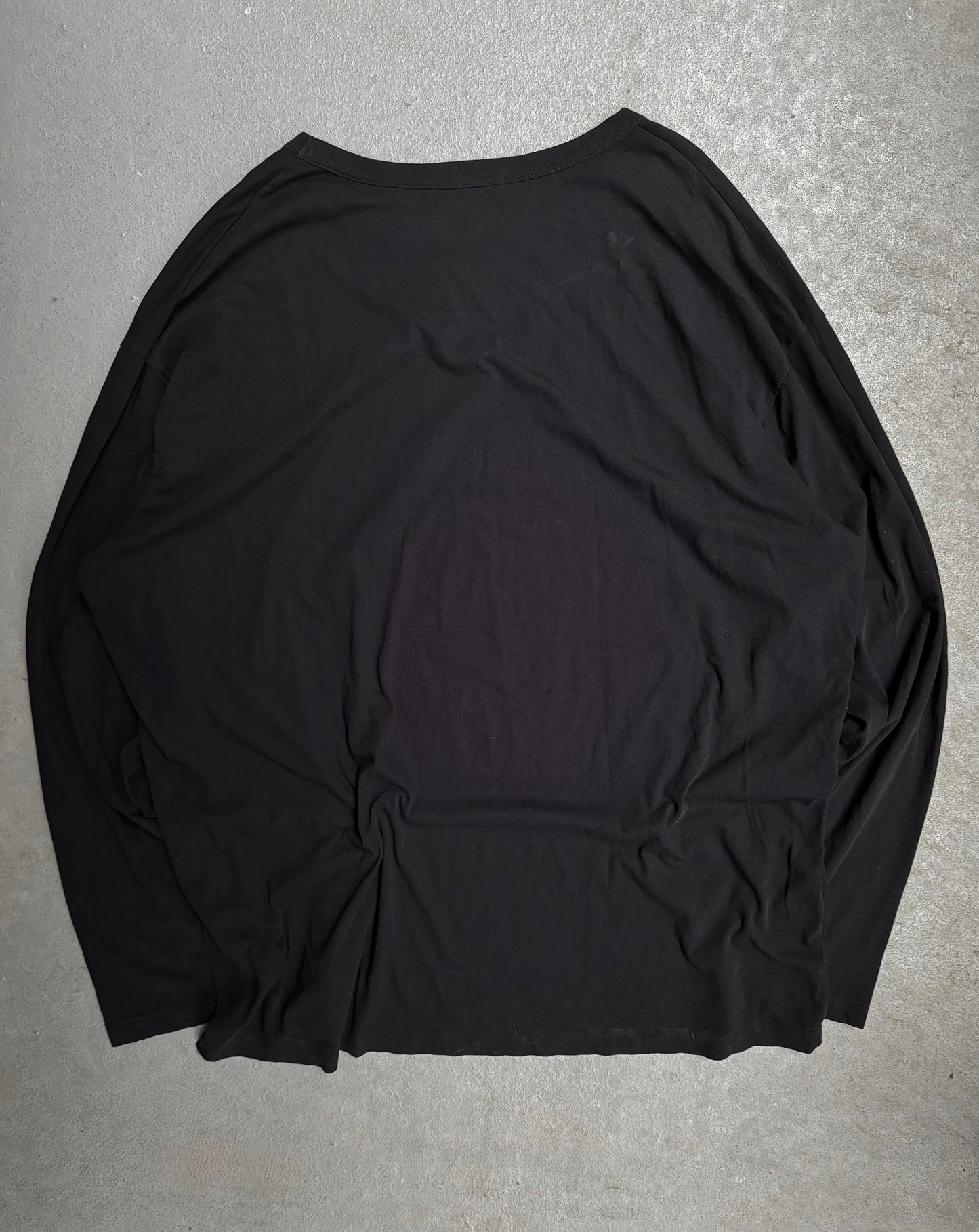 Yohji Yamamoto POUR HOMME SS20 Navy Eye Hand Graphic Long-sleeves