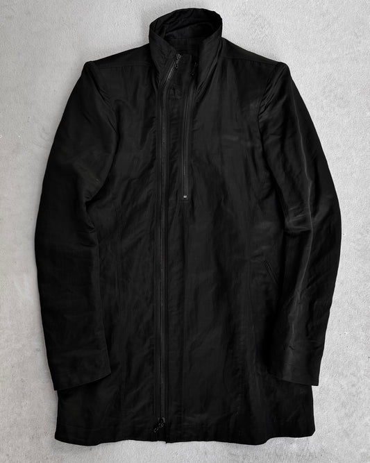 Julius_7 SS14 “ghost;” Dual-zip Padded Fencing Jacket