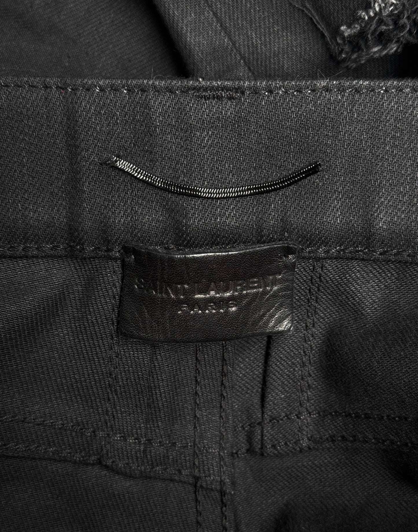 Saint Laurent Paris AW16 Distressed Crash Skinny Denim