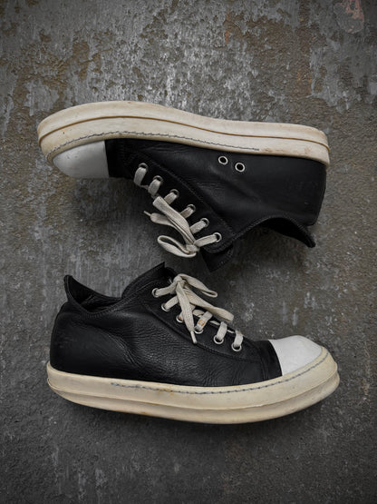 Other Rick Owens AW16 "MASTODON" Low-top Ramones Calf Leather Sneakers | Archive Fashion Toronto