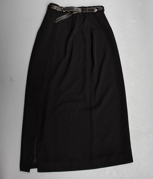 BALENCIAGA AW21 Satin Lined ‘Office’ Maxi-Skirt