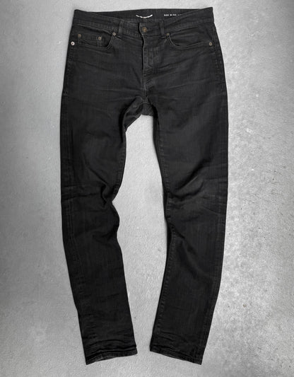 Saint Laurent Paris AW17 Washed Black ‘D02’ Skinny Denim
