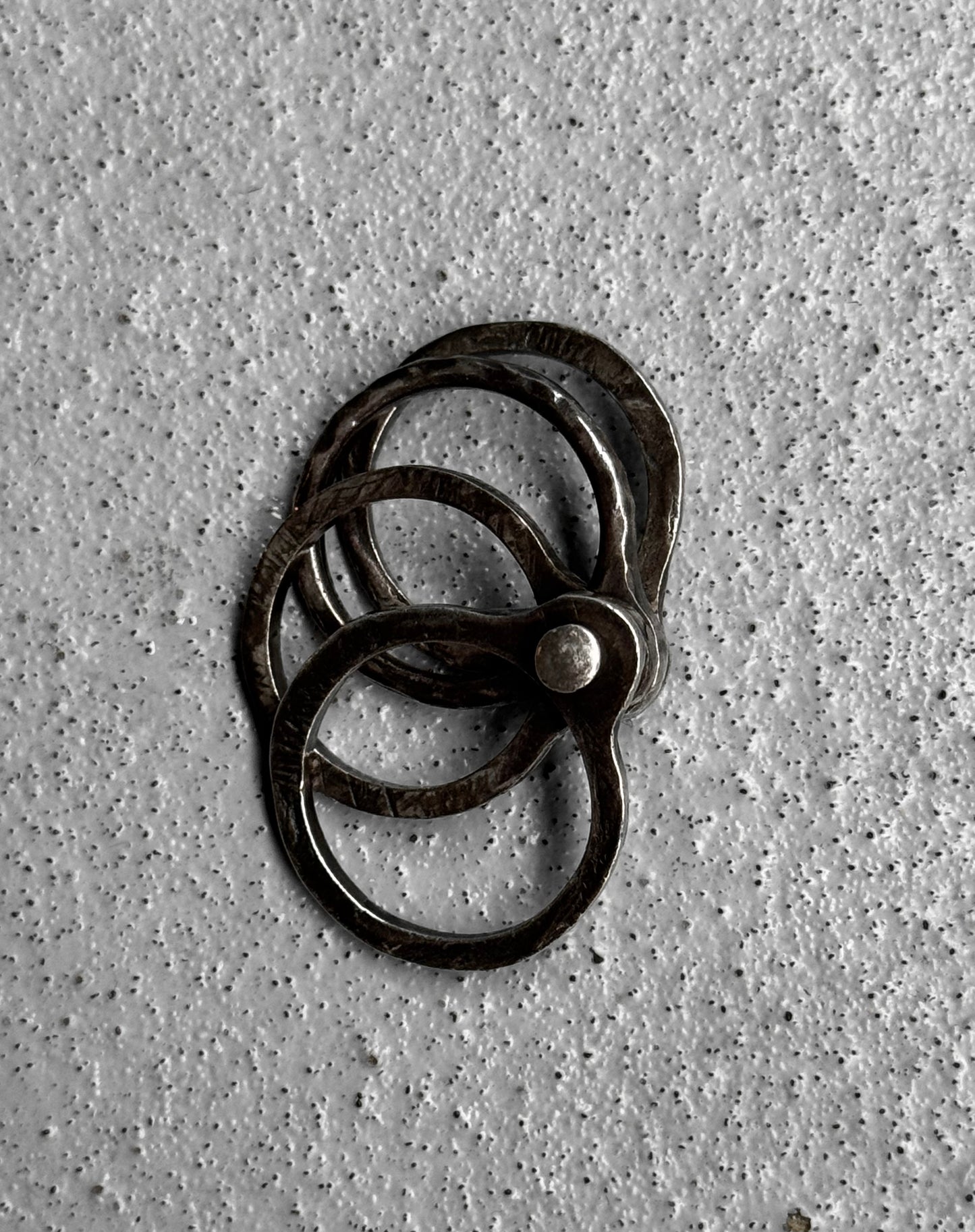 Tobias Wistisen 4-Combination Connected Silver Ring