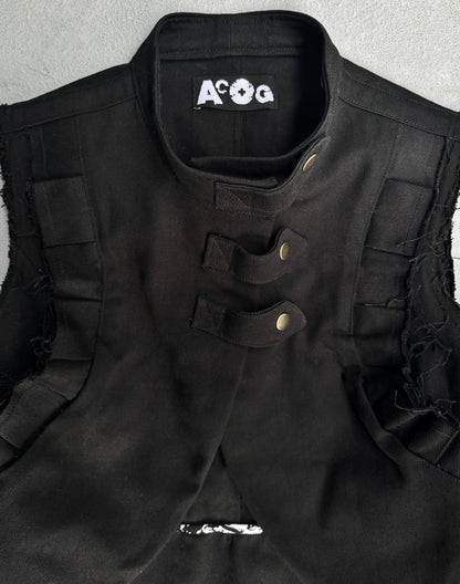 ACOG AW24 Gabardine Pleated Duffle Vest