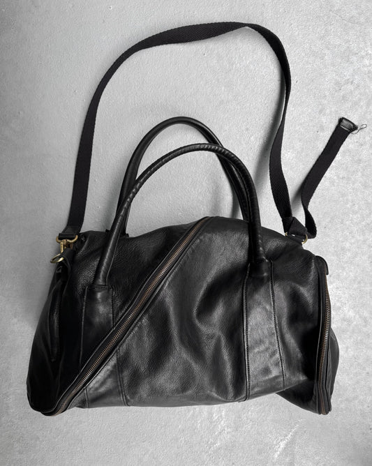 MiharaYasuhiro x Jas M.B SS09 ‘Boston’ Tornado Zip Black Steerhide Leather HandBag