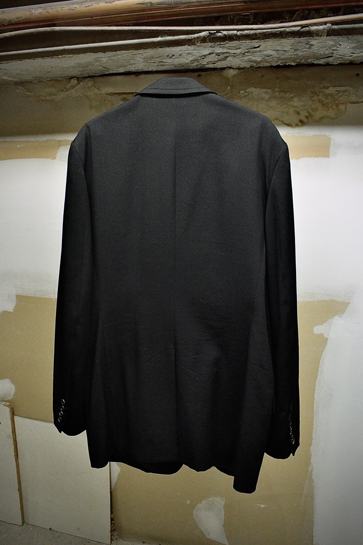 Yohji Yamamoto POUR HOMME AW16 Unlined Wool Gabardine Military Field Jacket detail | DRIEW GARMENTS