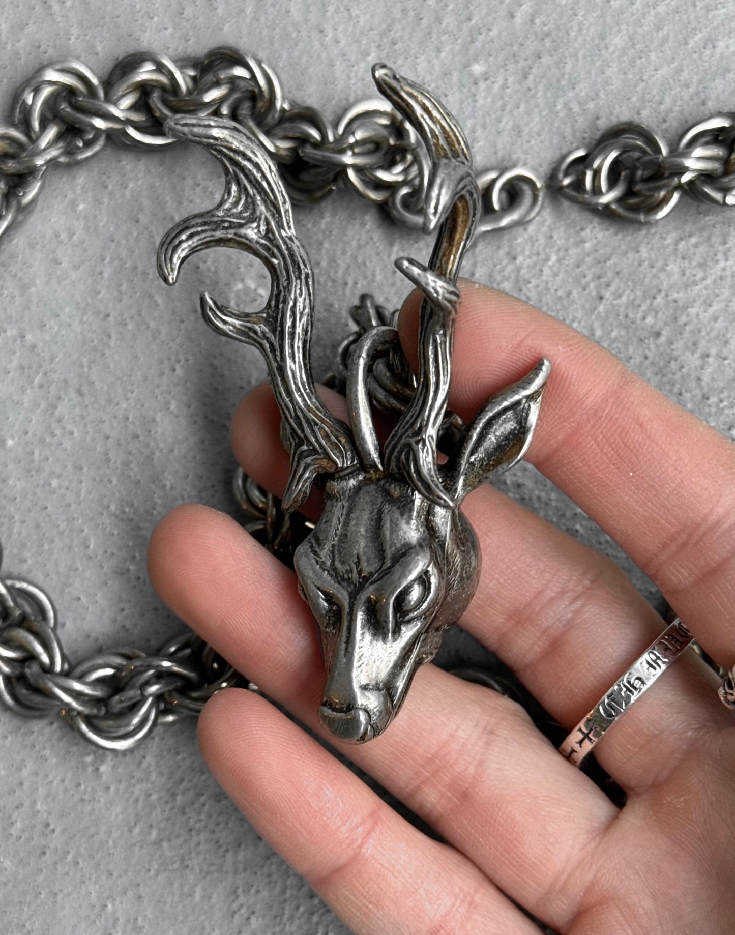 Number (N)ine x Magical Design AW08 “My Own Private Portland” 925 Silver Deer Necklace