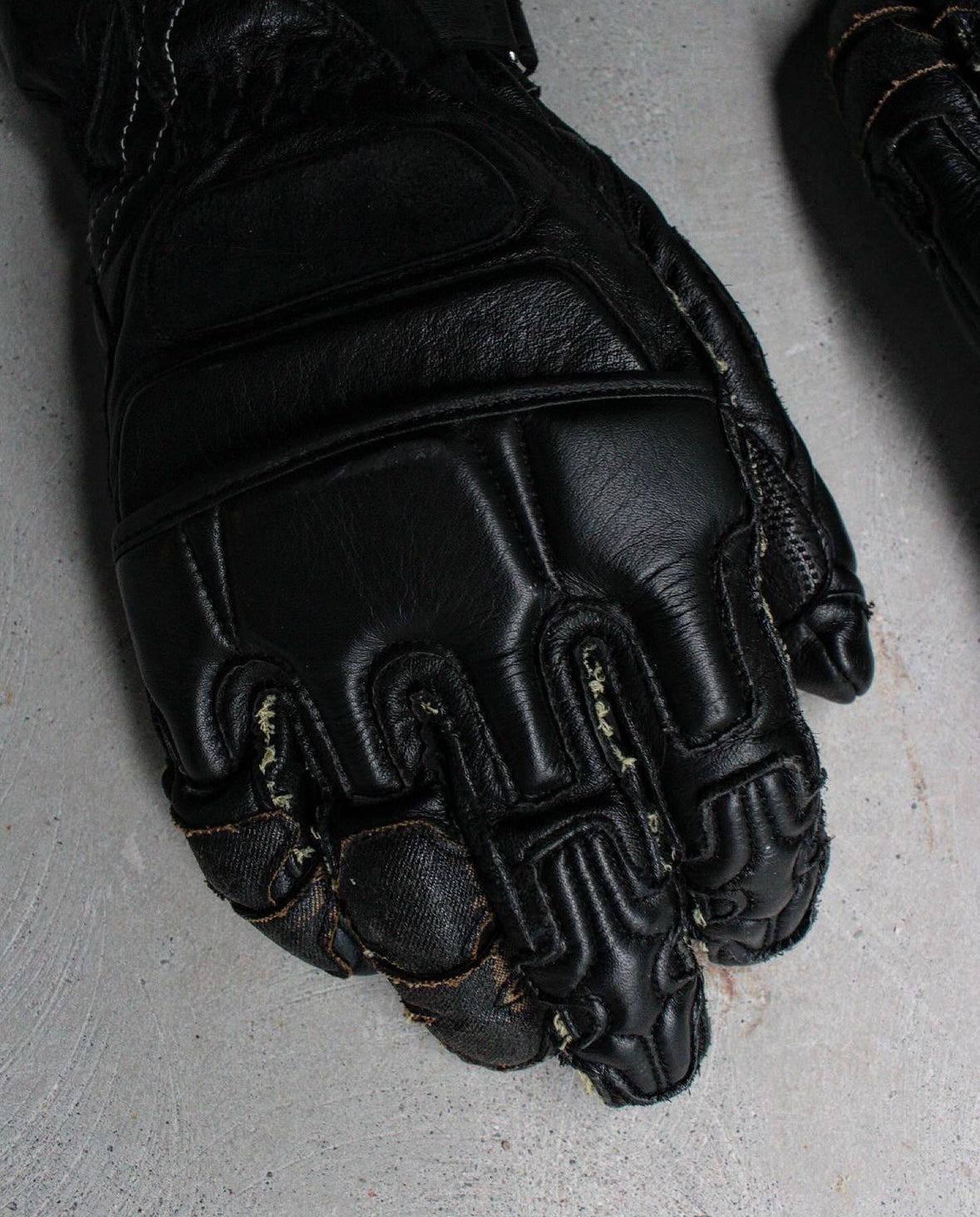 Kadoya x Kushitani “GPS GLOVE-K” Padded Lambskin Leather Motorcycle Gloves