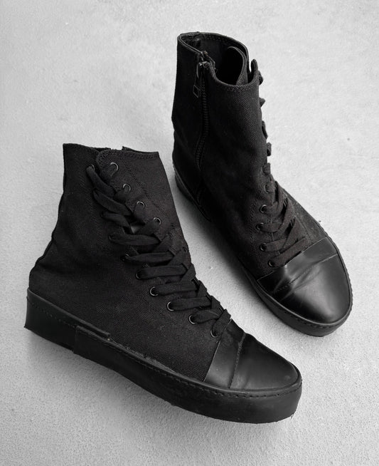 Yohji Yamamoto POUR HOMME SS20 Spiral Cut Sneakers