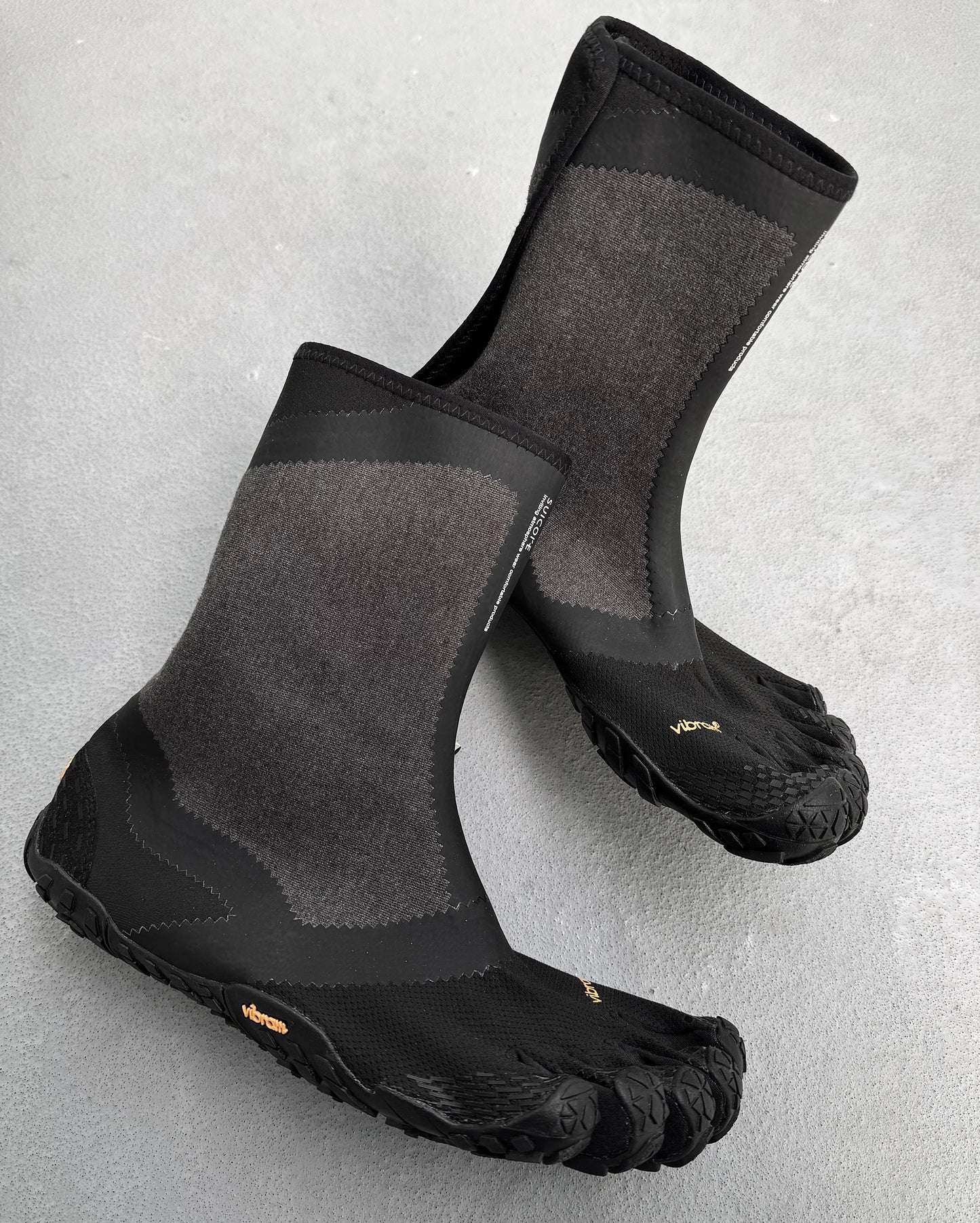 SUICOKE Black Vibram FiveFingers Edt. “NIN-HI” Sneakers