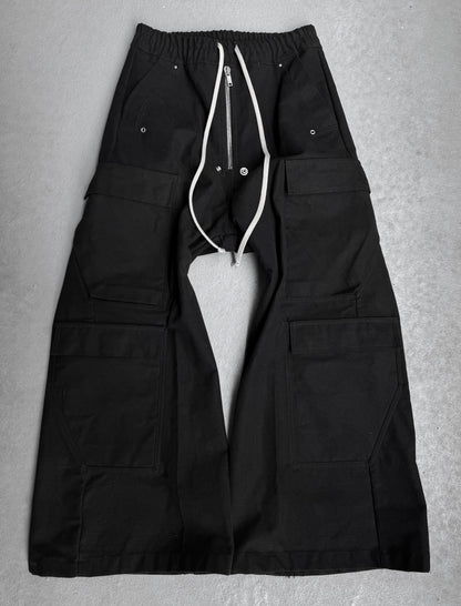 Rick Owens AW23 “LUXOR” Moleskin Jumbo Leg ‘Bela’ Cargo Pants