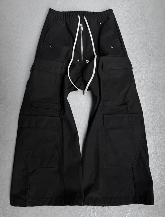 Rick Owens AW23 “LUXOR” Moleskin Jumbo Leg ‘Bela’ Cargo Pants
