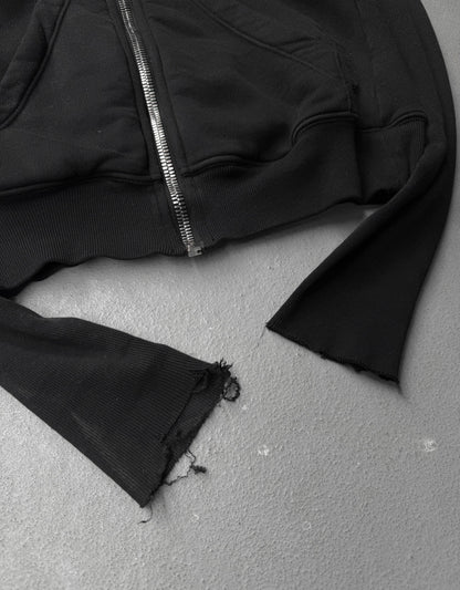 Rick Owens DRKSHDW SS17 "WALRUS" Wizard Mountain Fleece Hoodie detail | DRIEW GARMENTS