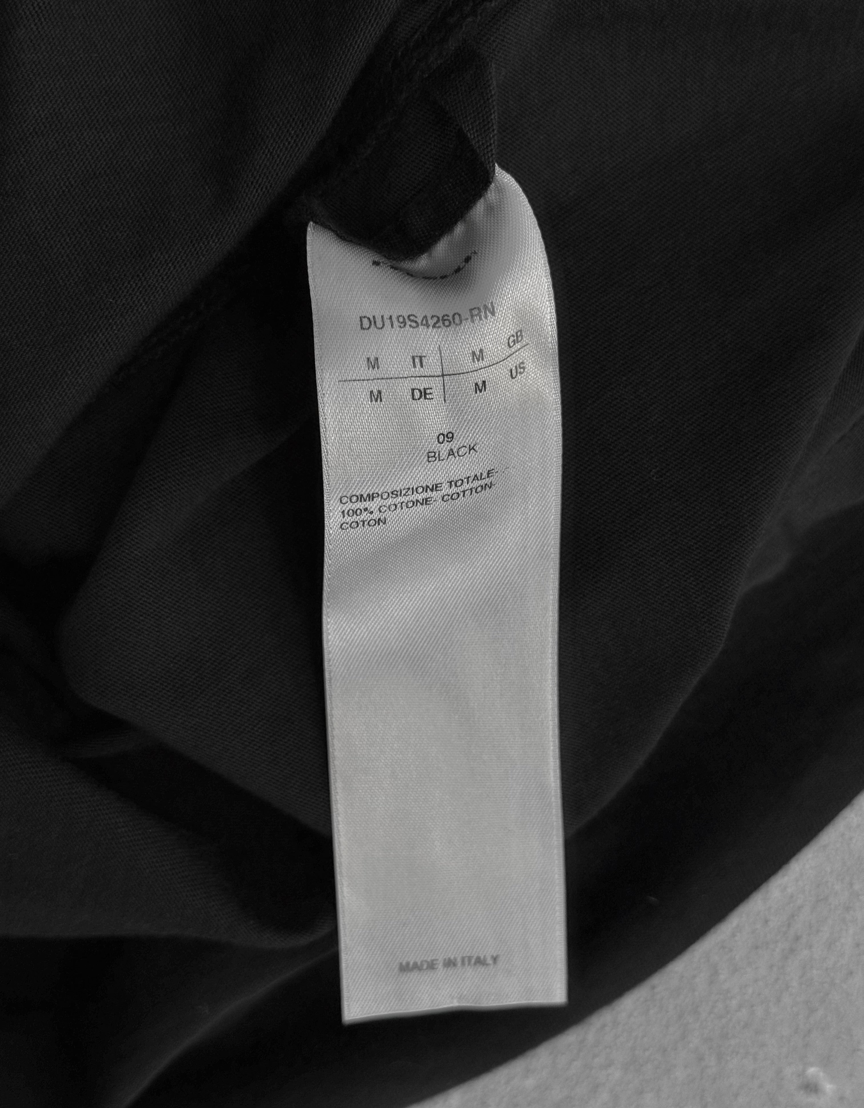Rick Owens DRKSHDW SS19 Babel Black Level Longsleeve M – DRIEW