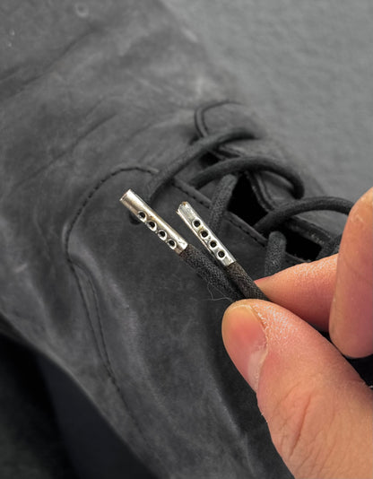 A DICIANNOVEVENTITRE (A1923) Reverse Horse Leather '06' Ankle Boots