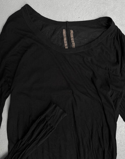 Rick Owens AW08 “STAG” Black Sheer Unstable Long-sleeves
