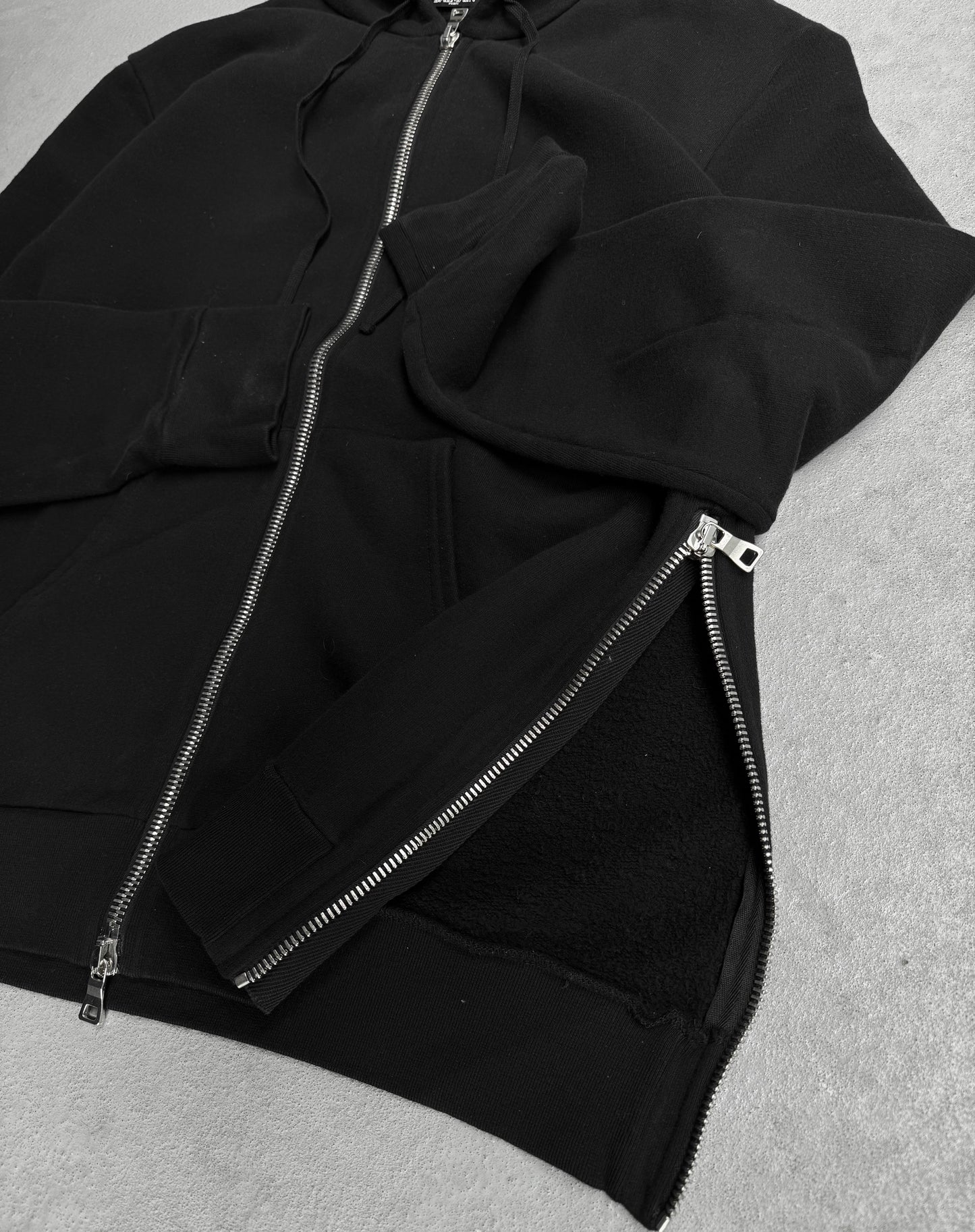 BALMAIN by Olivier Rousteing SS15 Side-Zip Layer Hoodie