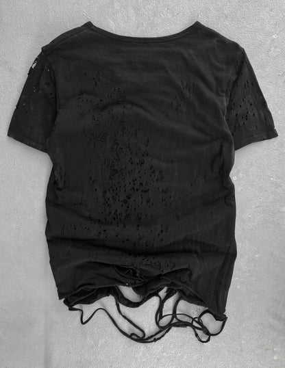 MiharaYasuhiro Early 00s Shotgun Distressed Double Layer T-shirt