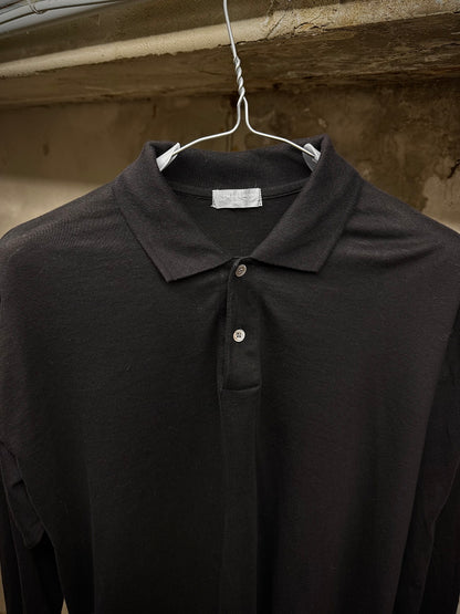 COMME des GARÇONS HOMME AD1988 Long-sleeves Polo Shirt detail | DRIEW GARMENTS