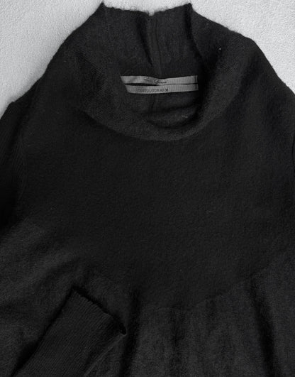 Rick Owens AW06 “DUSTULATOR” Mohair Sheer Panels Turtleneck Knit