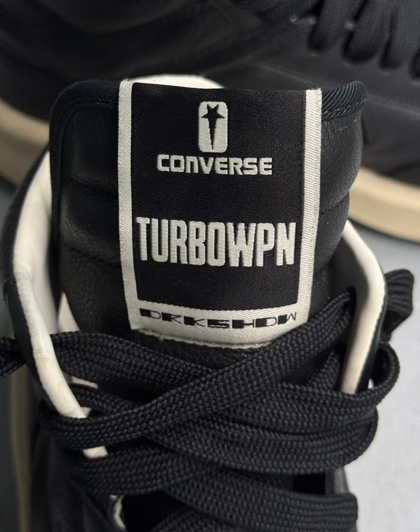 Rick Owens DRKSHDW x Converse ‘TURBOWPN’ Platform Leather Sneakers