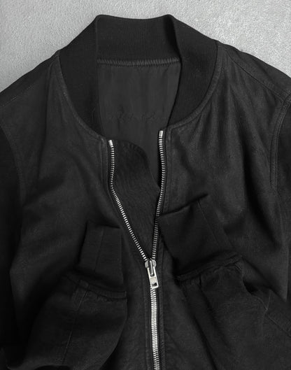 Rick Owens SS14 "VICIOUS" Blistered Lamb Leather Bomber Jacket