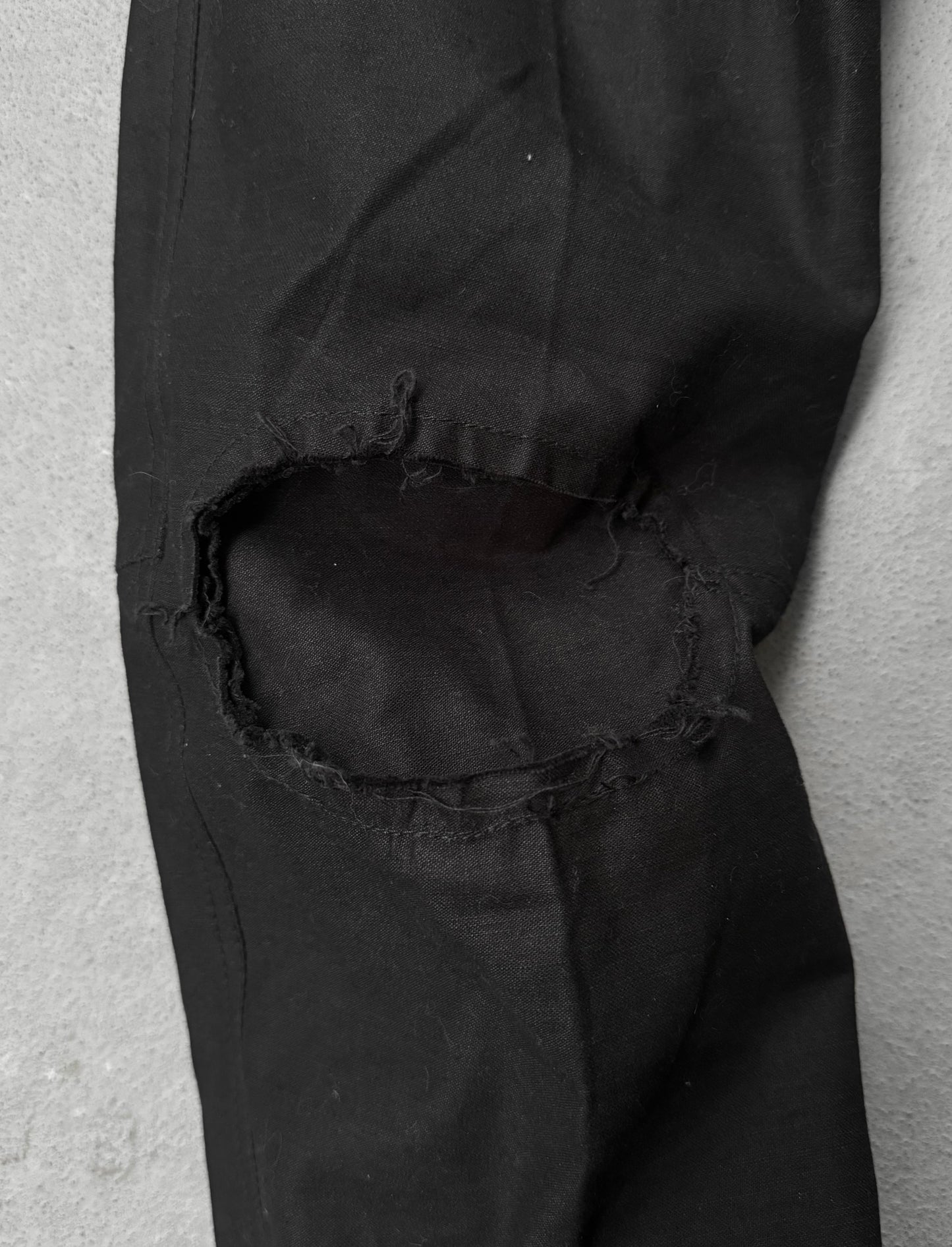 Christopher Nemeth 'NO. 820' 3D Structure Repaired Knee Denim