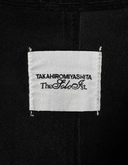 TakahiroMiyashita TheSoloist. AW14 Rough Out Deerskin Leather Military Jacket