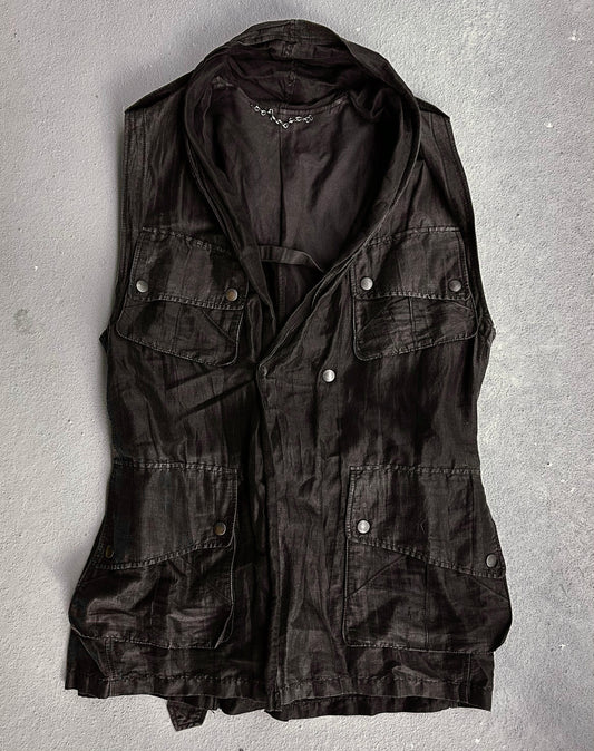 MiharaYasuhiro AW08-09 Linen Cargo Pockets Vest