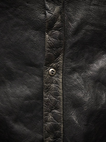 Carpe Diem AW02 "The Last Scene" Washable Cowhide Leather Shirt