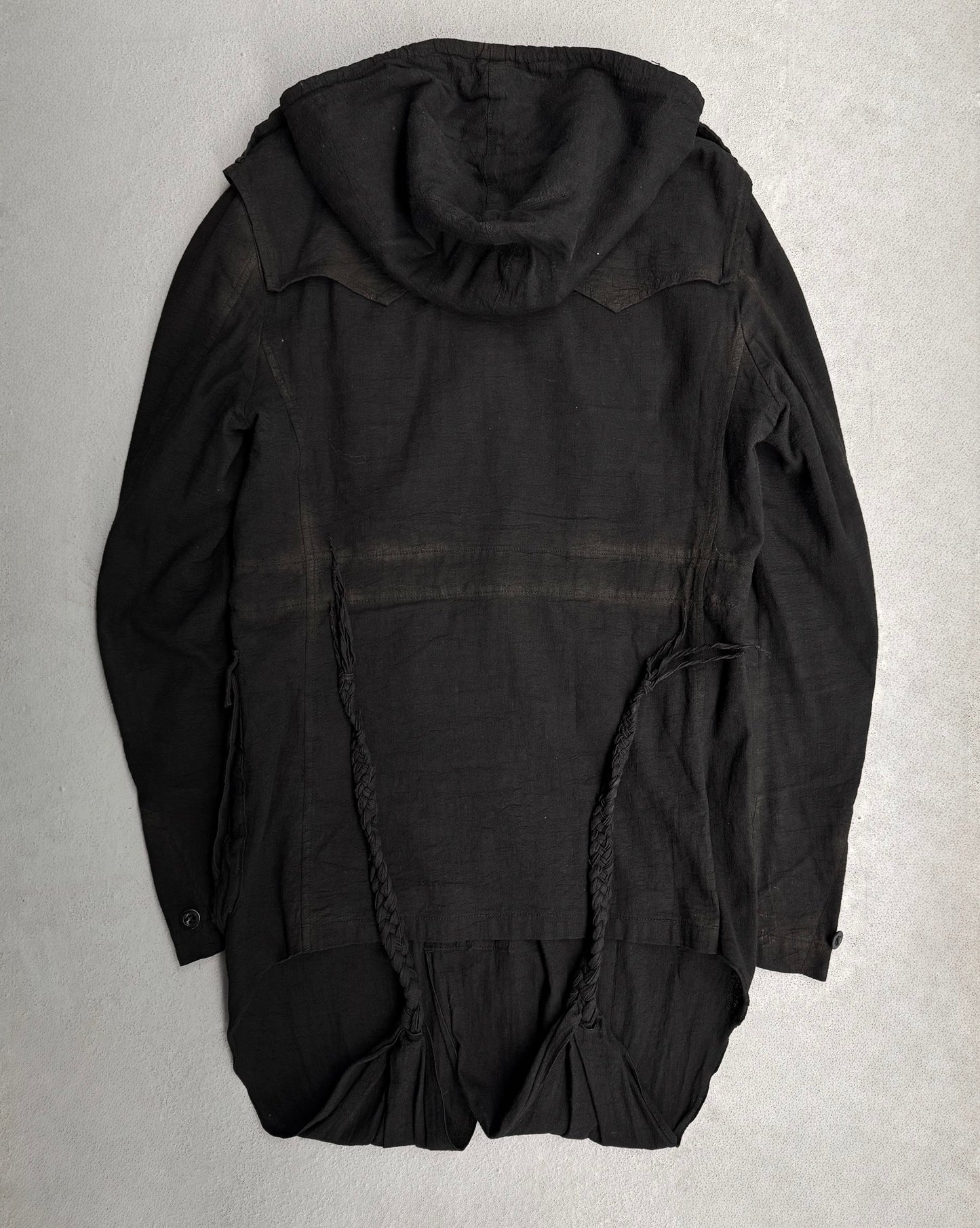 MiharaYasuhiro AW10 Braided Hem Linen Parka