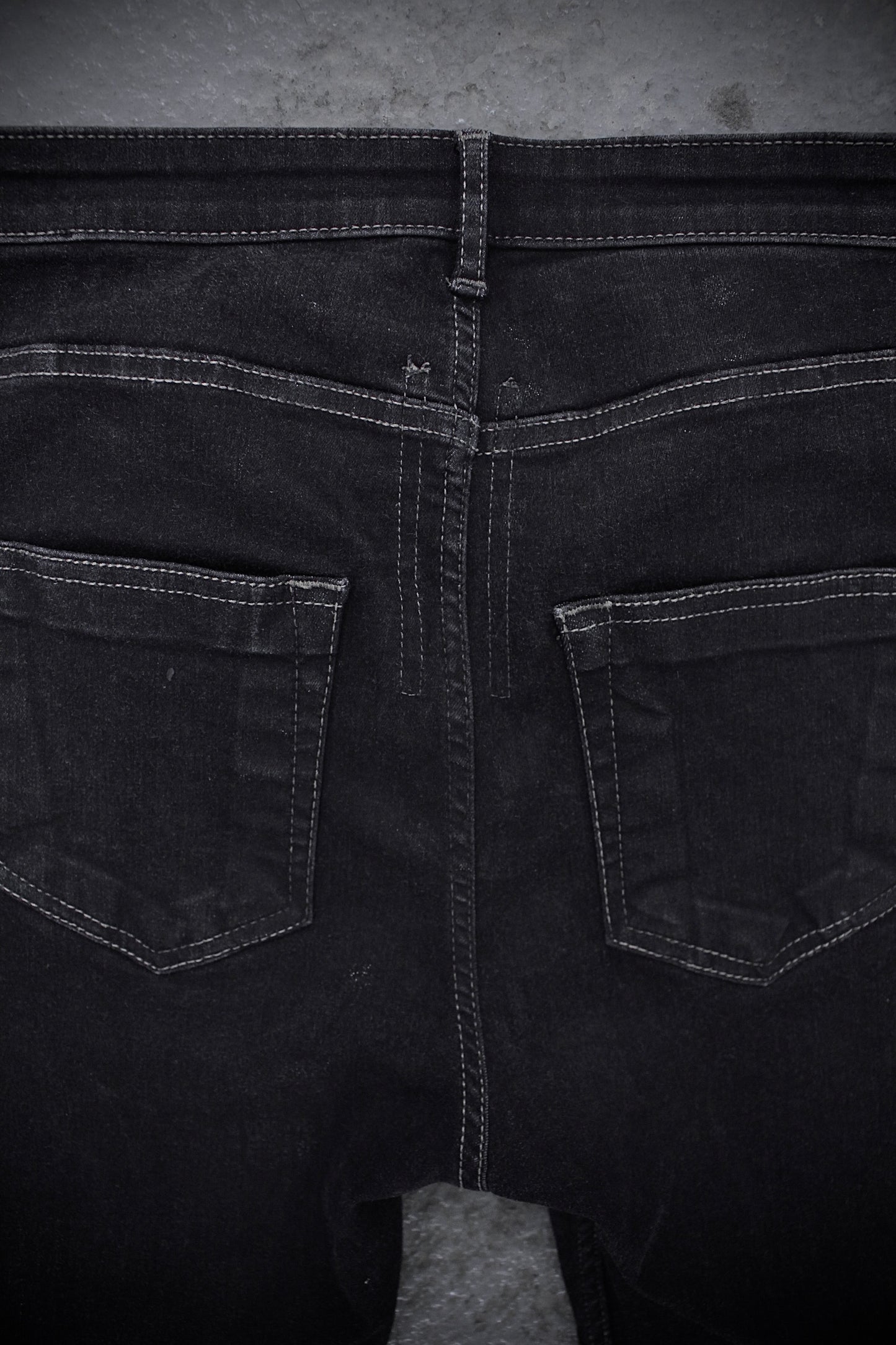 Rick Owens DRKSHDW AW21 "GETHSEMANE" Waxed ‘Detroit Cut’ Skinny Denim