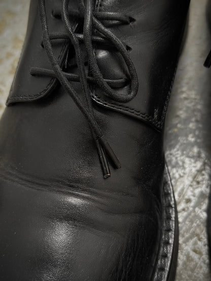 Ann Demeulemeester AW21 'Olivier' Cow Leather Derbies detail | DRIEW GARMENTS